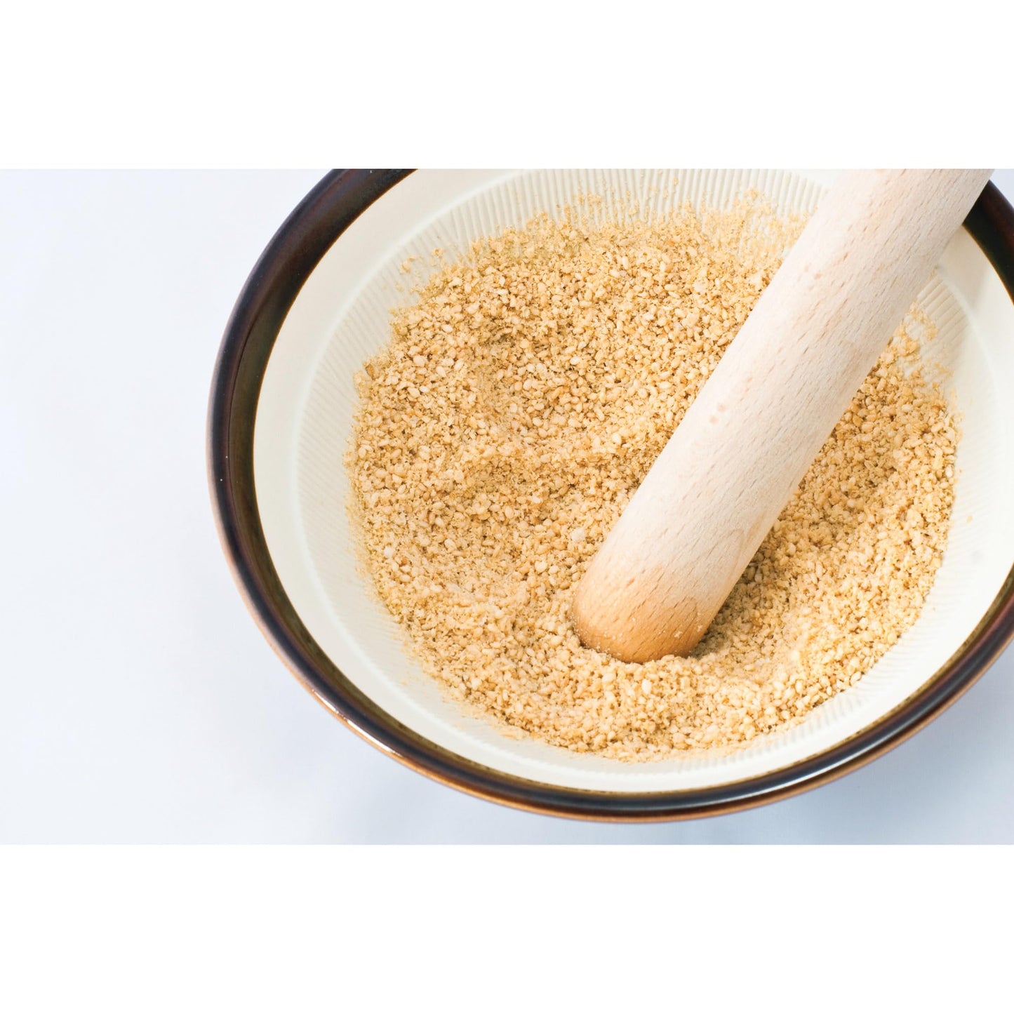 Helen’s Asian Kitchen Suribachi Set, Ceramic Mortar Bowl with Wooden Pestle