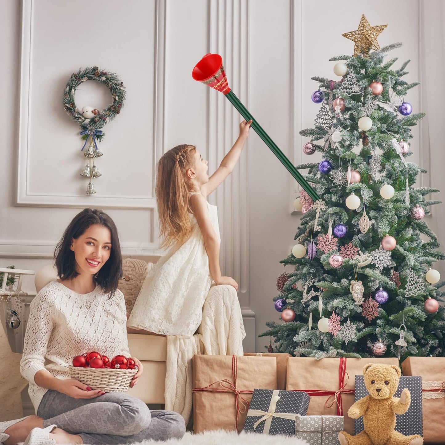 Christmas Tree Watering Funnel, Real Christmas Tree Water Long Funnel About 40 Inch, Trees Watering System for Water Indoor Outdoor