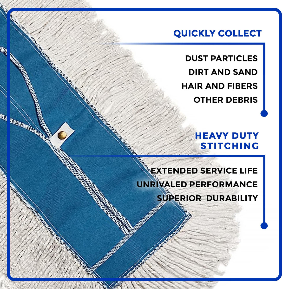 Cotton Dust Mop Refill Ultimate by Nine Forty