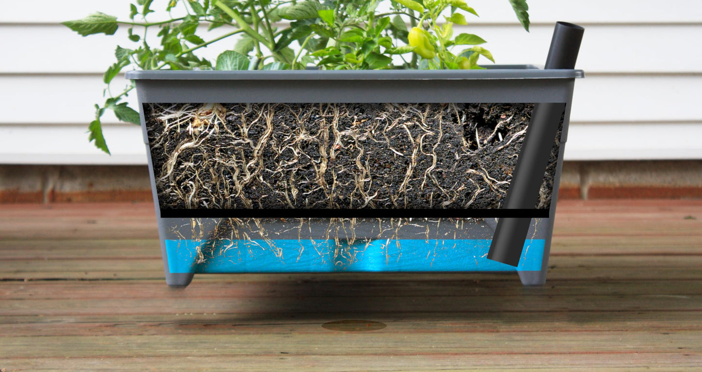 Emsco Group 2376-2-1 Start Pickin' Raised Bed Seed Starter-12 x 20"-2pk- Brown Grow Box