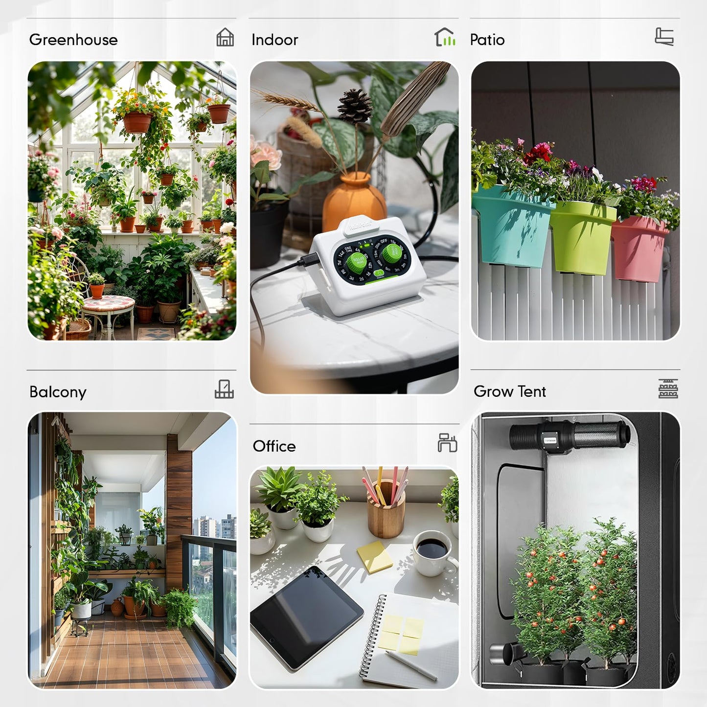 RAINPOINT Easy-Setup Automatic Plant Waterer Indoor for Pot Plant Adjustable Water Output,Battery Powered Outdoor IP54 Waterproof Drip Irrigation System Device Kit Beginner-Friendly Water 10-15 Plants