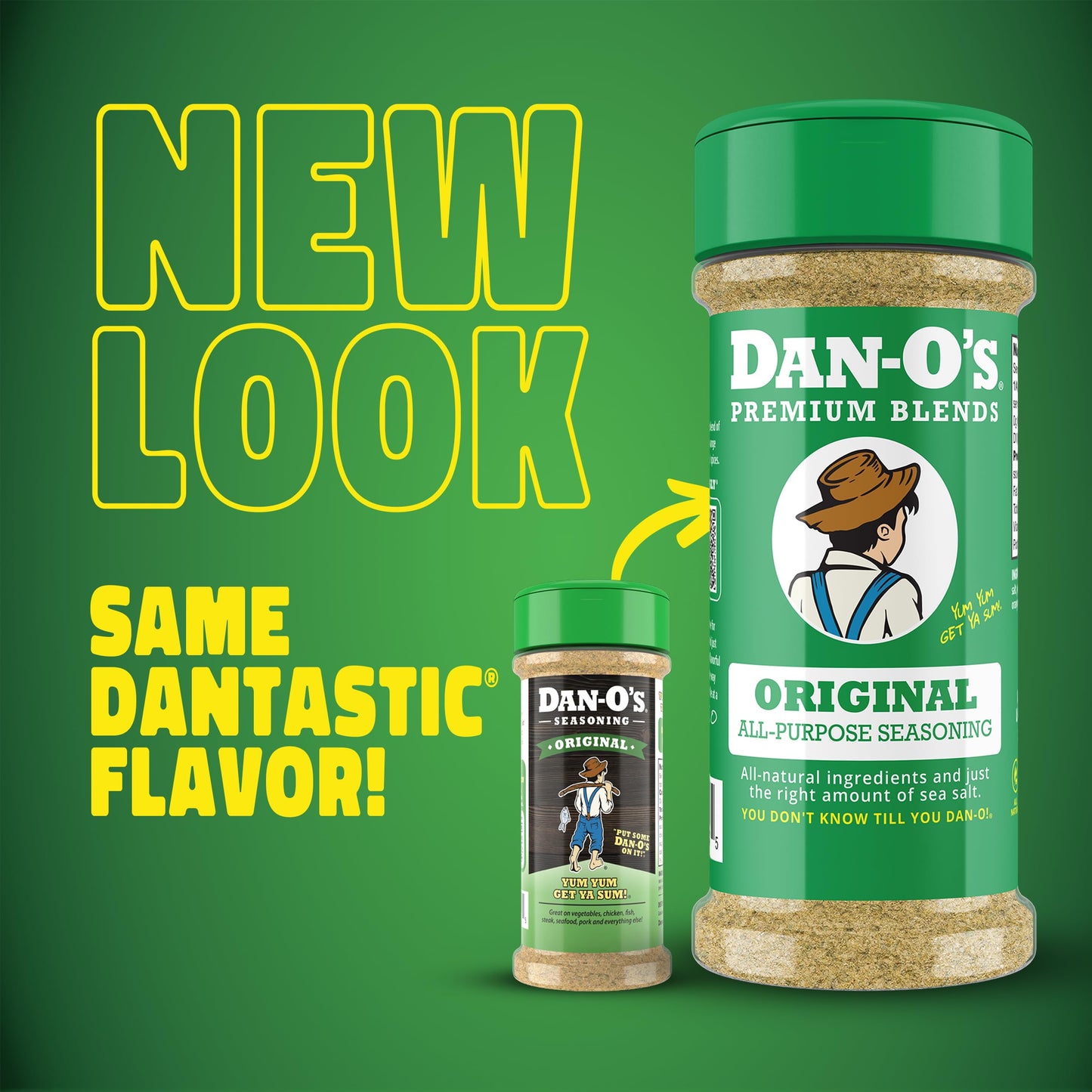 Dan-O’s Seasoning Variety Pack – 8 Bottle Set (Extra-Small Bottles) – Original, Spicy, Chipotle, Crunchy, Cheesoning, Preem-O, SEA-soning & Tac-O – All Purpose, Sugar Free, Zero Calorie Spice Set