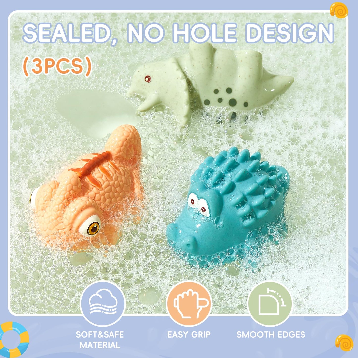 14PCS Bath Toys & 17PCS Toddler Bath Toys