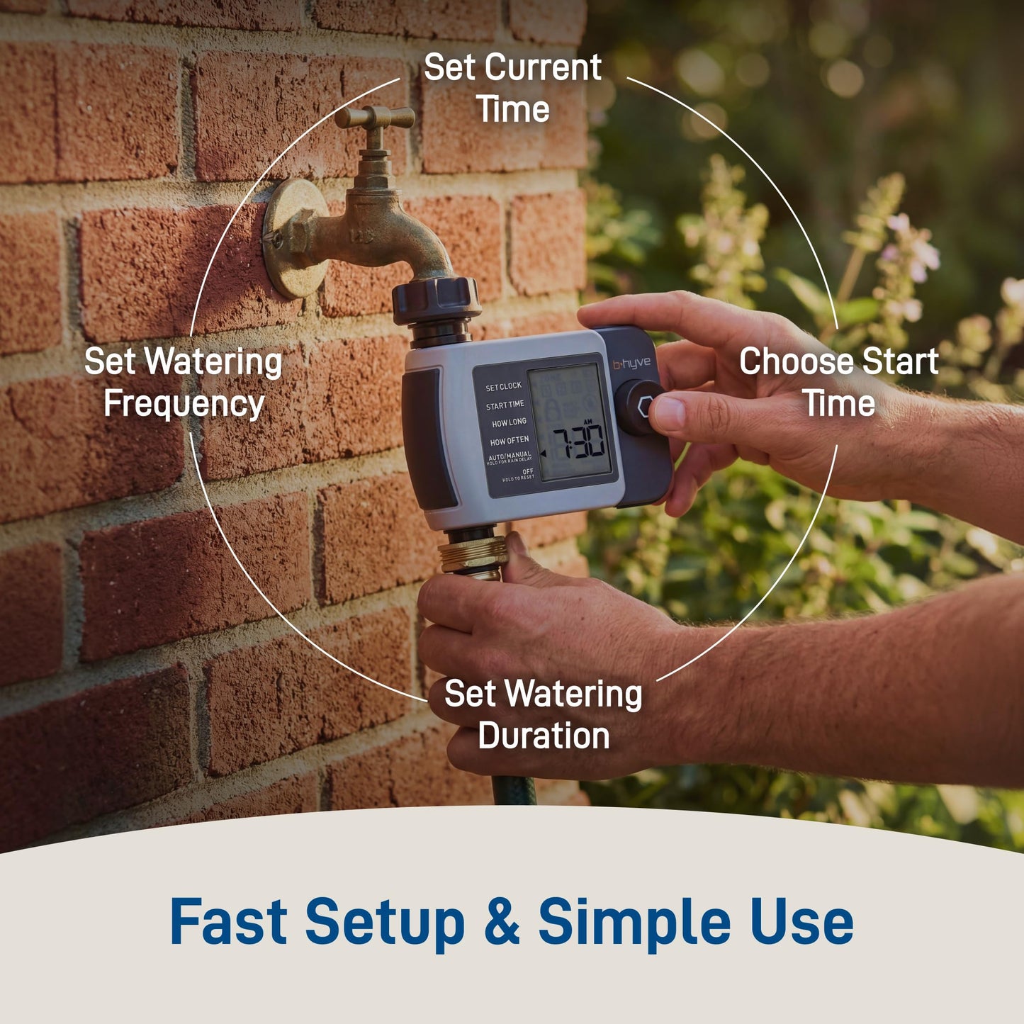 Orbit 24516 B-hyve XD 1-Port Smart Hose Watering Timer with Wi-Fi Hub