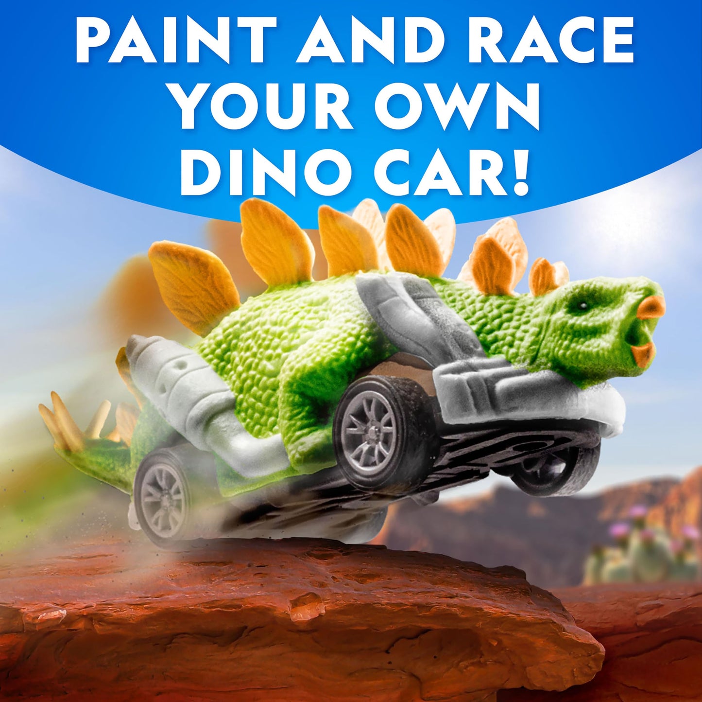 National Geographic Ultimate Dinosaur Activity Kit – 5 Hands-On Activities for Kids 4+, Build a Triceratops, Dig Out a T. Rex Tooth, Paint a Dino Car, Create Clay Dino Models