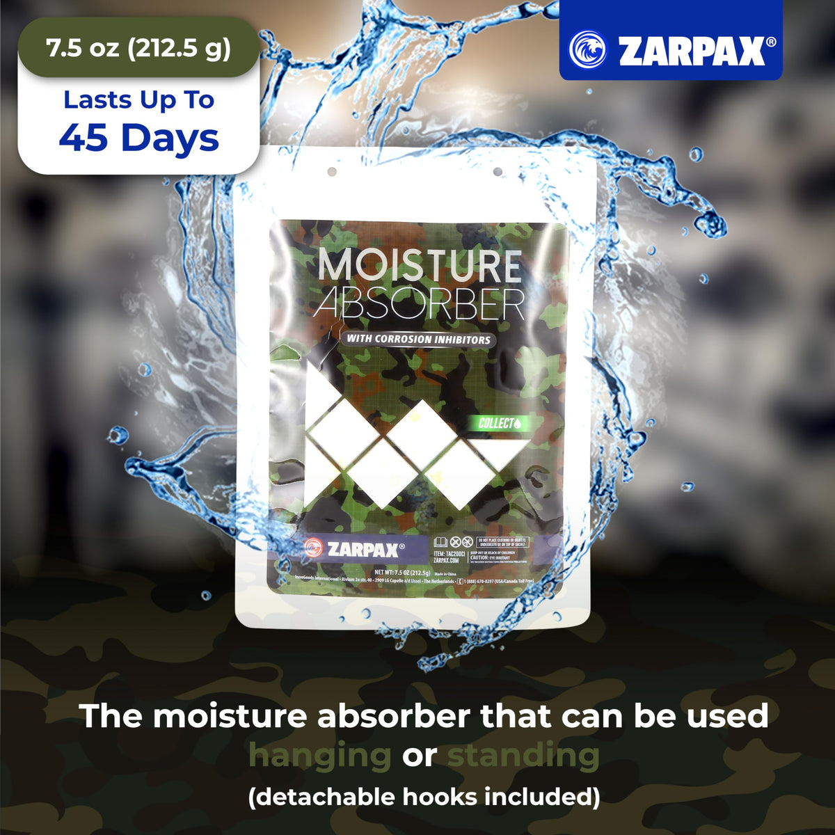 Moisture Absorbers For Gun Safe 7.5 oz