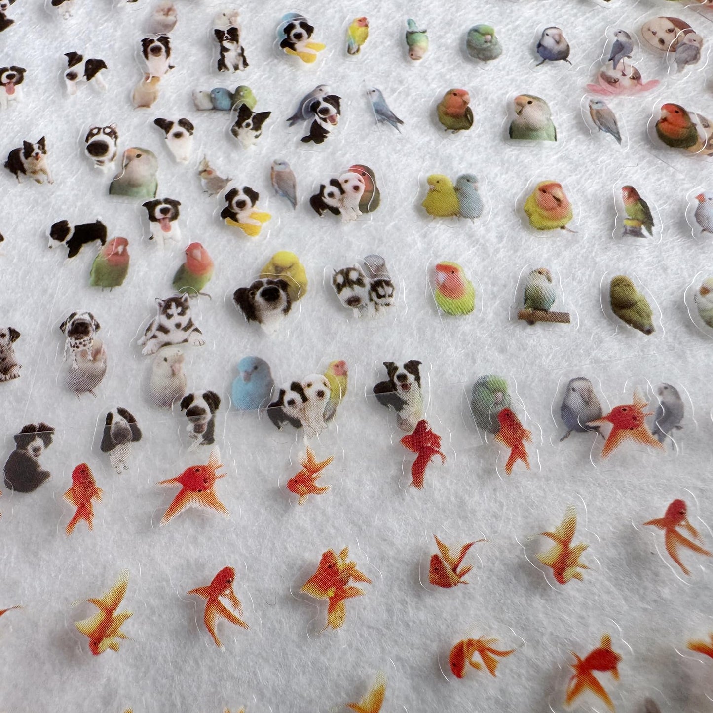 MOLNESO 2000+ Mini Stickers Pack, 36 Sheets Tiny Animal & Cute Pet Stickers with Tweezer, 5mm Small Stickers for Journals, Planners, Scrapbooking, DIY Decoration