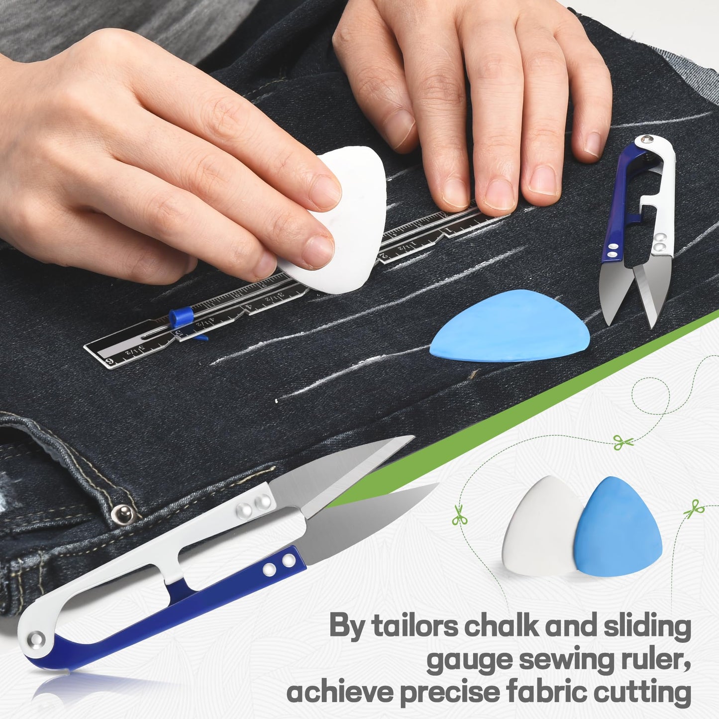 Baryfokwo Sewing Kit for Adults with Ultra Sharp Fabric Scissors, 242 Pcs Newly Upgraded Portable Travel Sewing Kit Professional Hand Needle and Thread Kit for Beginners Home Travel