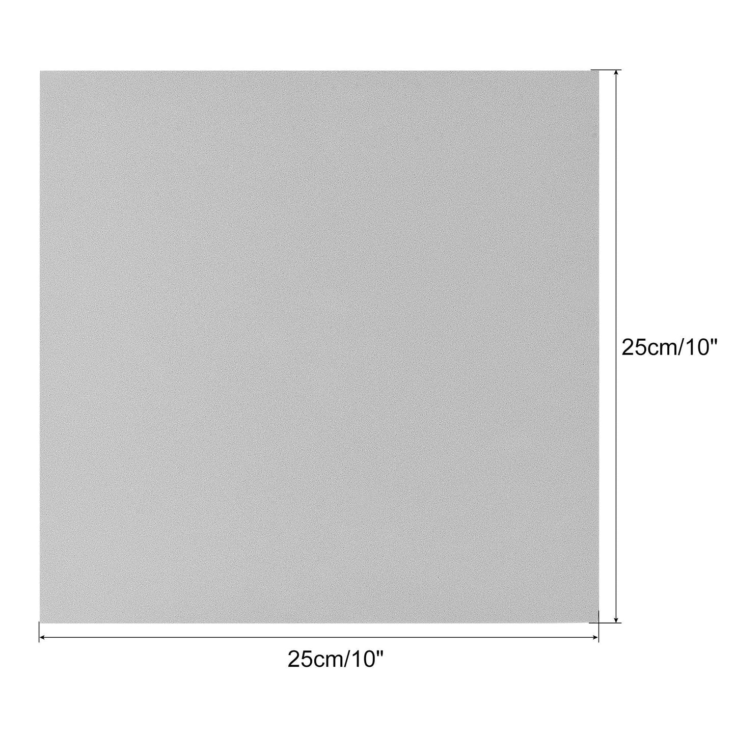 uxcell Grey EVA Foam Sheets 10 x 10 Inch 5mm Thickness for Crafts DIY Projects, 4 Pcs