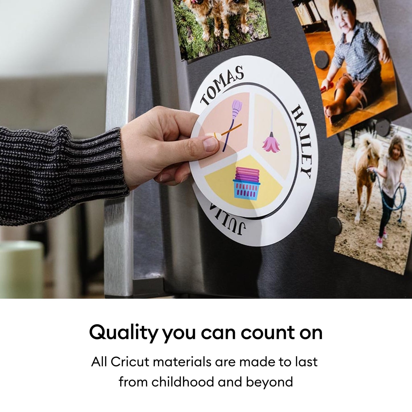 Cricut® Printable Magnet Sheets - 8.5 in x 11 in (8 Count) - Create Custom Magnets - Thin, Flexible, & Compatible with Your Inkjet Printer - Works with Cricut Maker™, Explore™, Joy™ Xtra, & Venture™