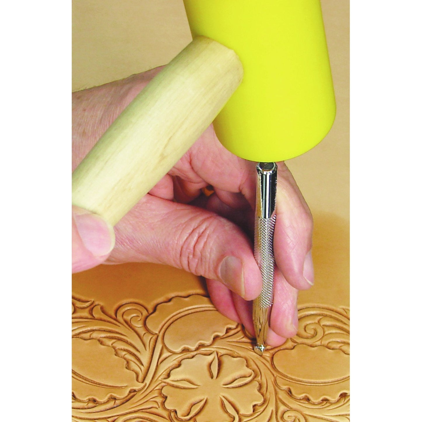 Realeather Leather Stamps Tool Set for Leather Crafting, 10 Stamping Tools, Sheridan Style Stamp Set I