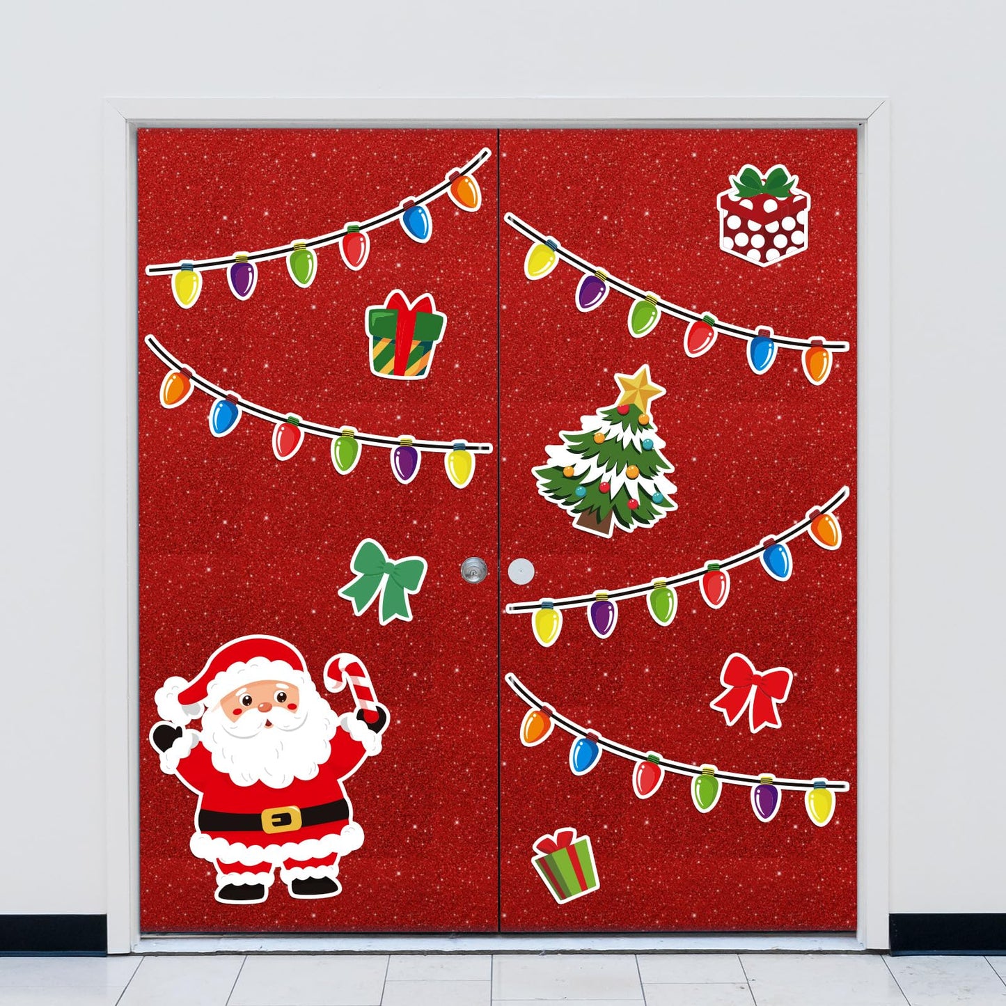Cinrobiye Bulletin Board Roll Reusable Non-Woven Fabric Background Roll Waterproof Erasable Fade Resistant Wrinkle Poster for Home Classroom Decor Crafts Wrapping (Glitter)