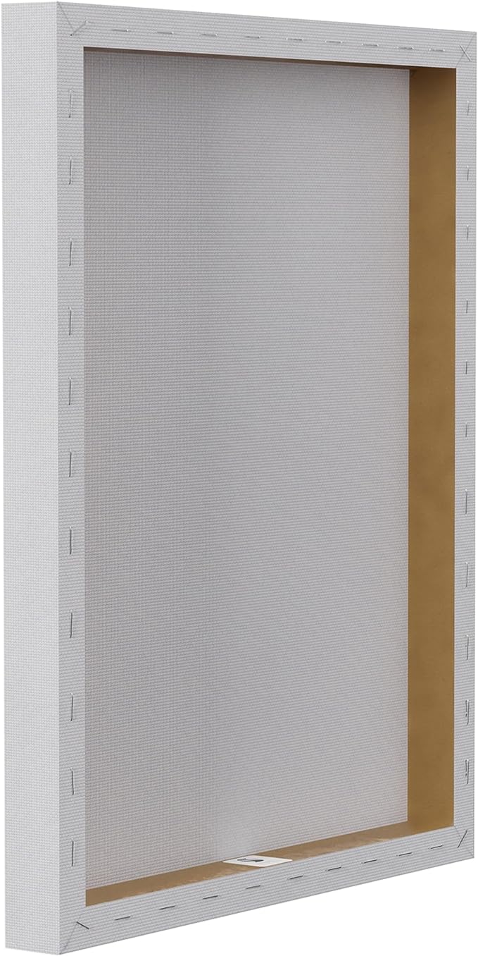 Stupell Industries Beauty Begins Once You Decide to Be Yourself White Marble Typography, Design by Daphne Polselli Wall Art, 16x20, Black