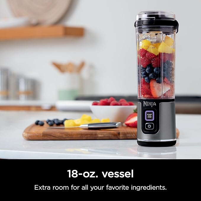 Ninja Pod & Grounds Specialty Single-Serve Coffee Maker bundled with the Blast Portable Blender, Cordless, 18oz. Vessel, Personal Blender for Shakes & Smoothies, Leakproof-Lid & Sip Spout (Renewed)