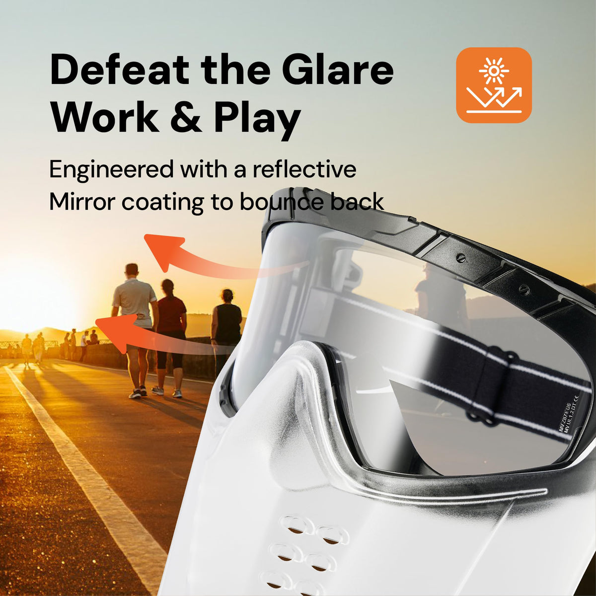 SG220 Plus Full Face Safety Goggles with Detachable Shield