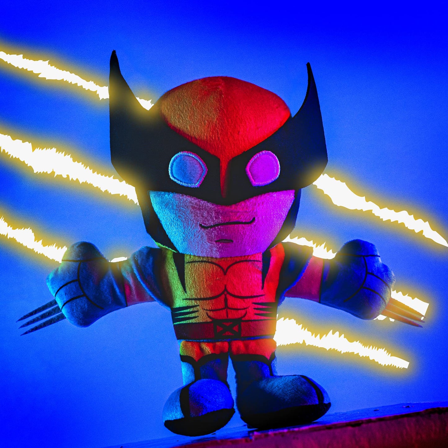 Bleacher Creatures Marvel Wolverine 8" Kuricha Sitting Plush- Soft Chibi Inspired Toy