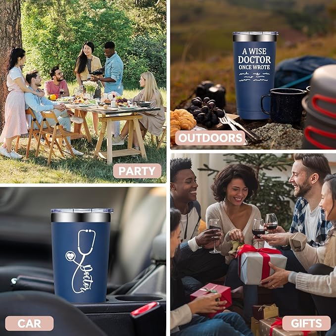 Doctor Gifts for Men Women - Doctor Appreciation Gifts - Doctors Day, Graduation Gift for Doctors, Dr - 20oz Tumbler