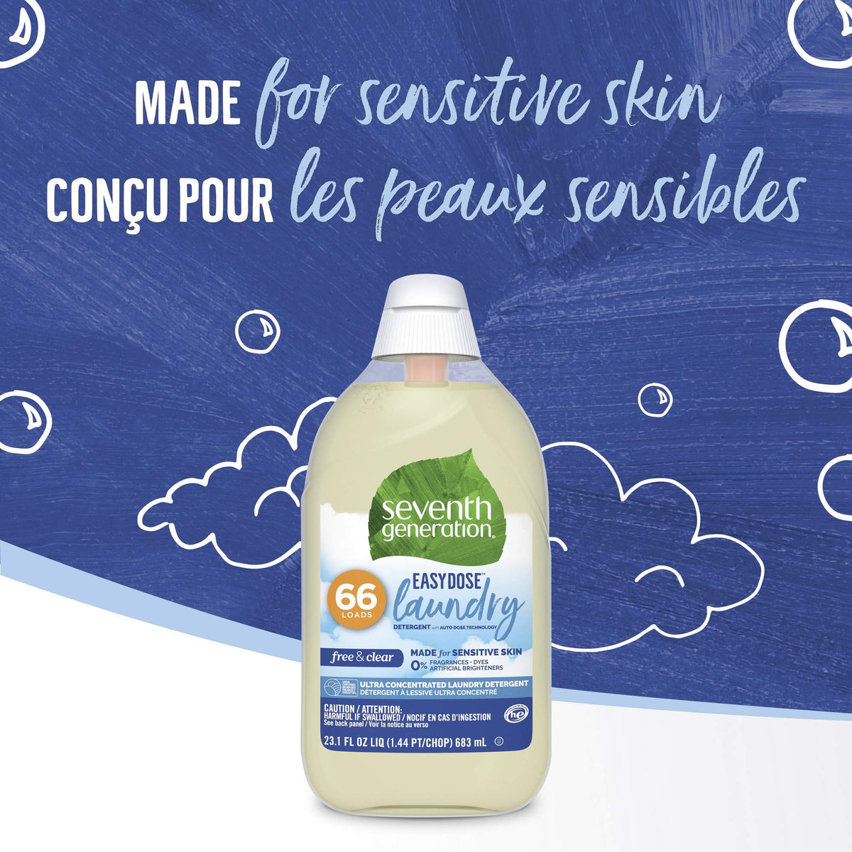 Easy Dose Laundry Concentrated Liquid Detergent (138.6 Fl Oz)