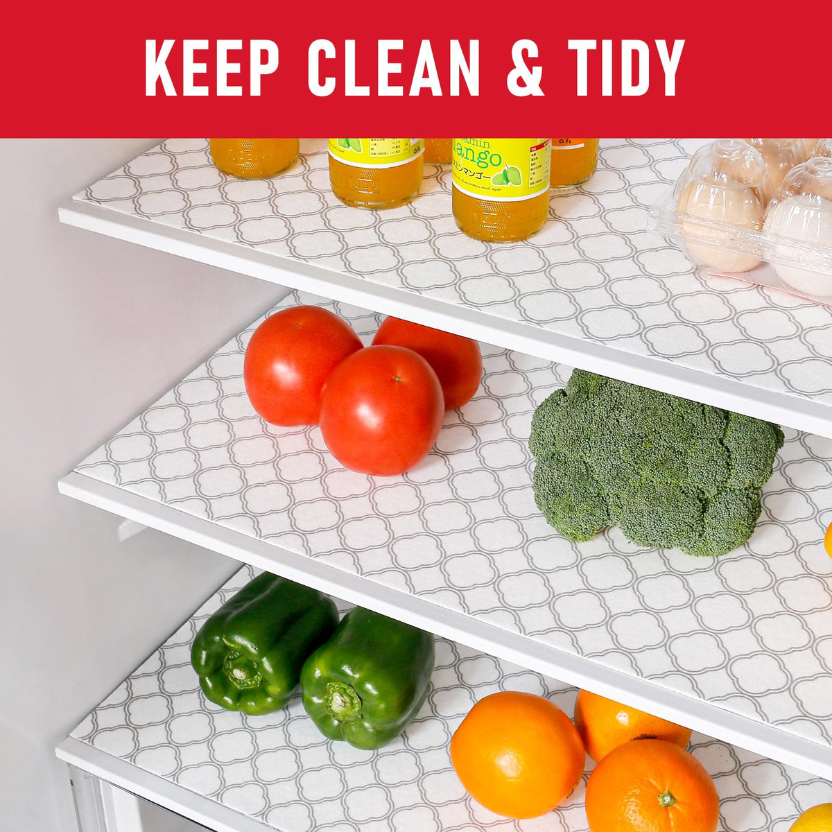 Non Slip Refrigerator Liners (30 Sq Ft)