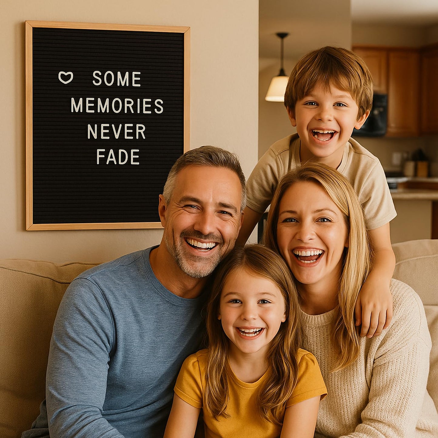 Large Felt Letter Board 24x30 Inch with 6 Sets of Letters Felt Message Board Wooden Frame Letter Board for Baby Announcements, Milestones, Wall Mount Menu & Office Decor