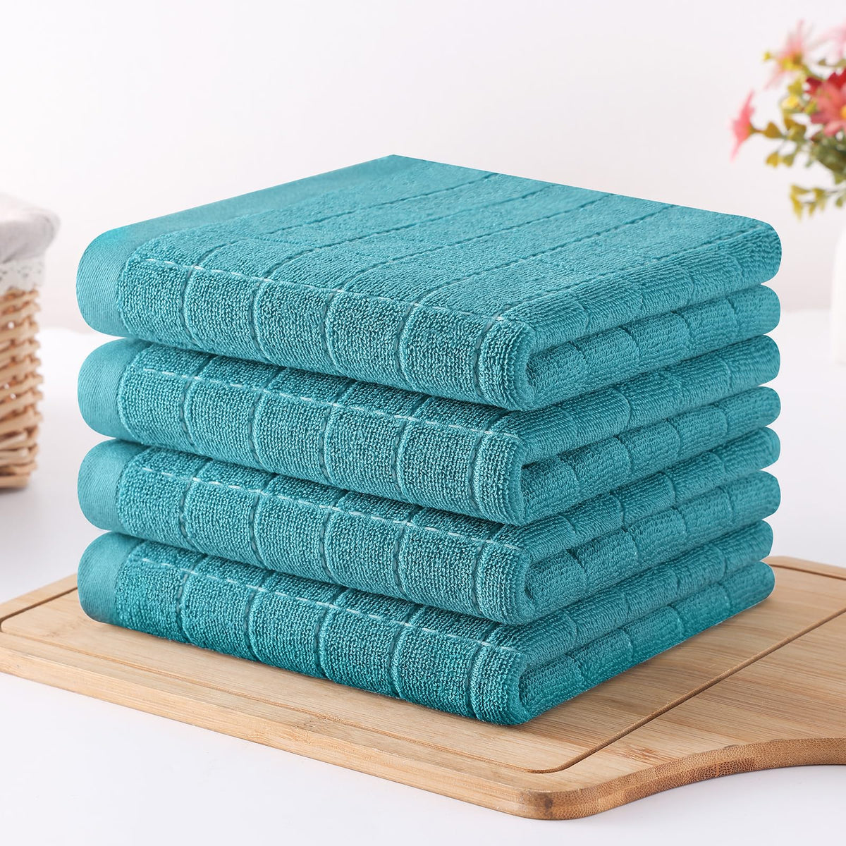 100% Cotton Terry Kitchen Towels (12 Count)