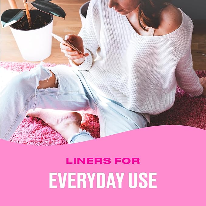 Carefree Panty Liners for Women, Extra Long, Wrapped, Unscented, 93ct | Pantiliners, Carefree, Daily Liners for Women, Light Periods and Leaks, 8-Hour Odor Control | 93ct (Packaging May Vary)