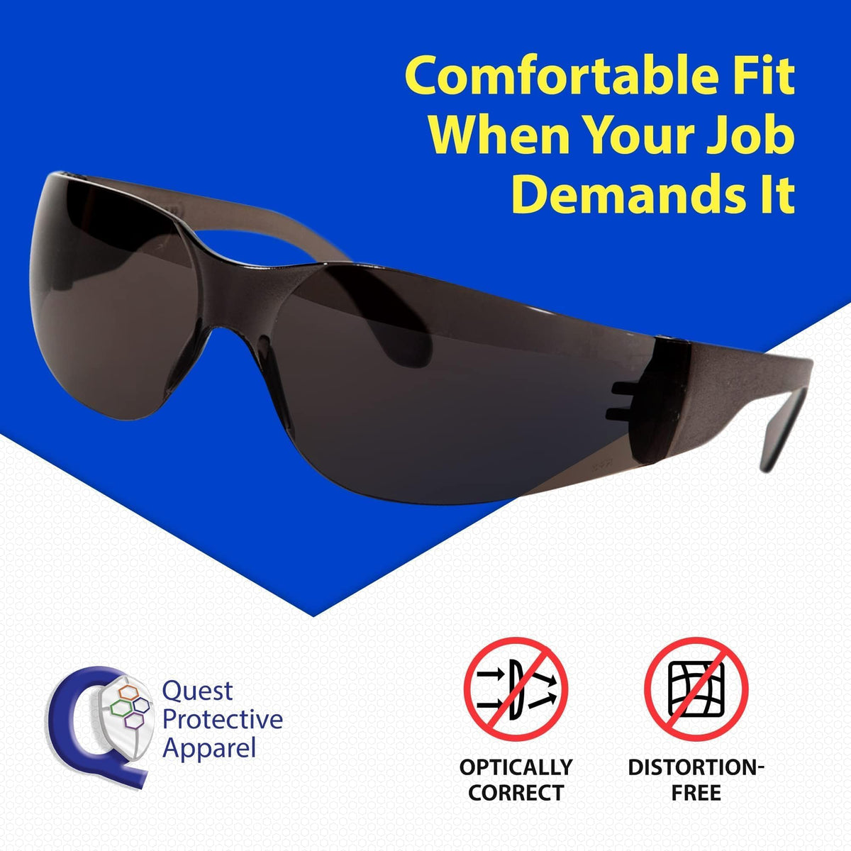 Quest Anti Fog Safety Glasses (24 Count)