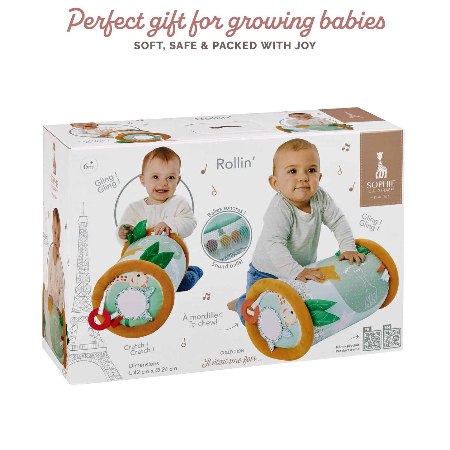 Sophie la girafe Rollin' | Climb, Roll & Sit | Develop Motor Skills & Balance