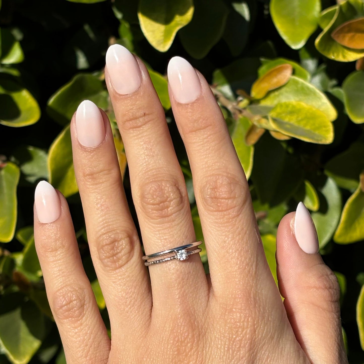 OMBRÉ MOOD Press-On Nails by Lavaa Beauty | Short Rounded Ombré French Glossy Nails