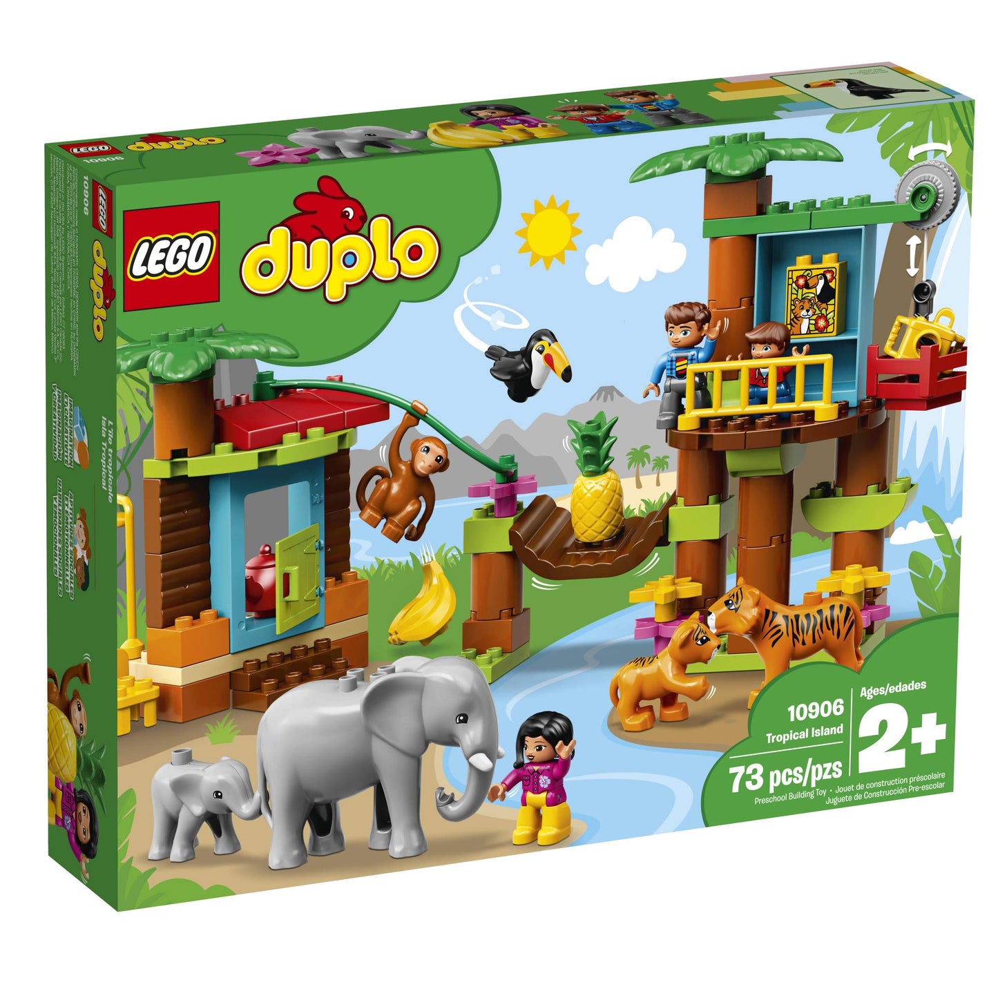 LEGO DUPLO Town Tropical Island 10906 Exclusive Building Bricks (73 Pieces)