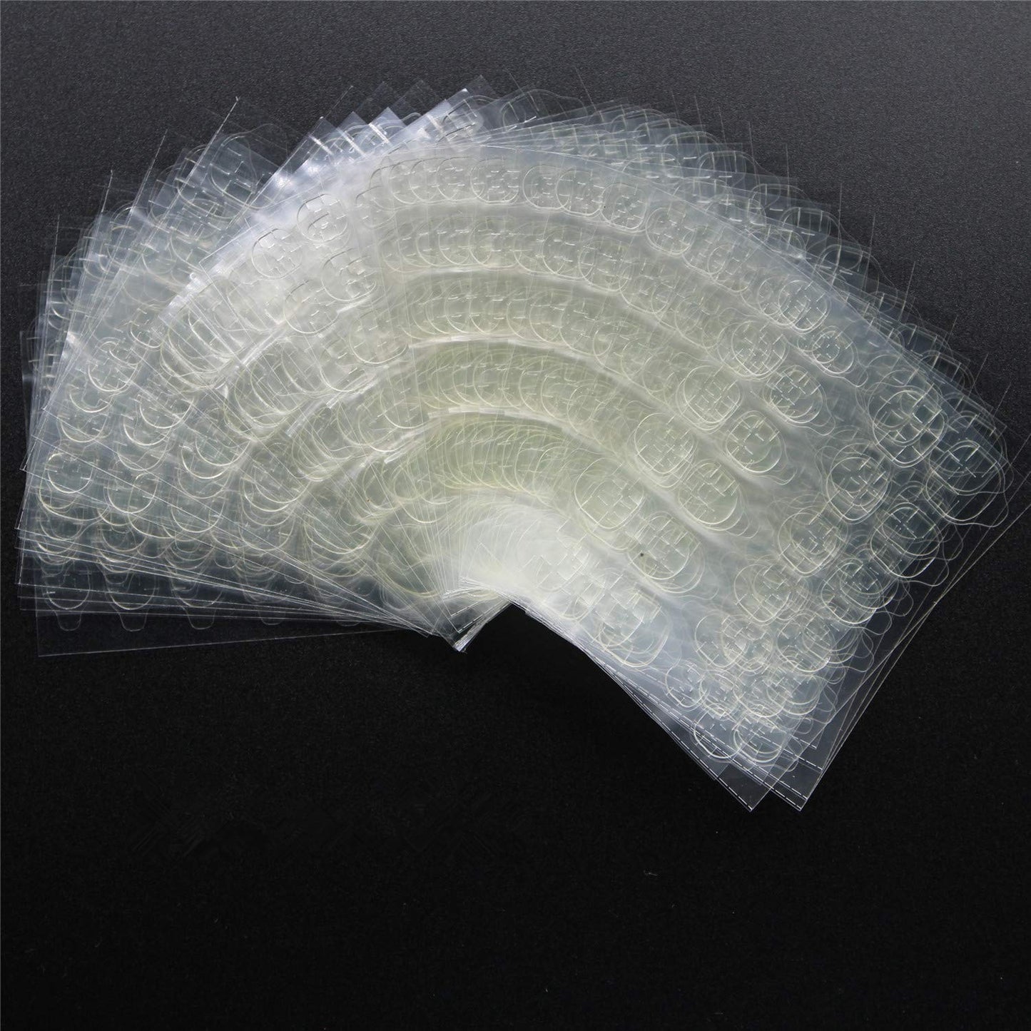 Ivtor 30 Sheets Waterproof Breathable Jelly Double Sided Adhesive Tabs Nail Glue Sticker False Nail Tips…