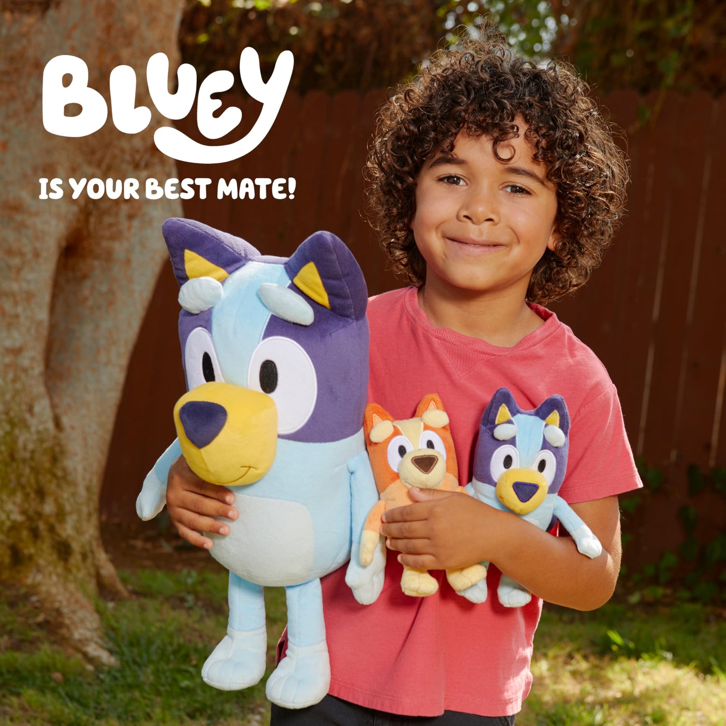 Bingo & Bluey Plush Toys Bundle – Exclusive 2-Pack Soft Bluey Toys, Deluxe Fabric, Embroidered Detail, Plush Characters for Show Time or Story Time