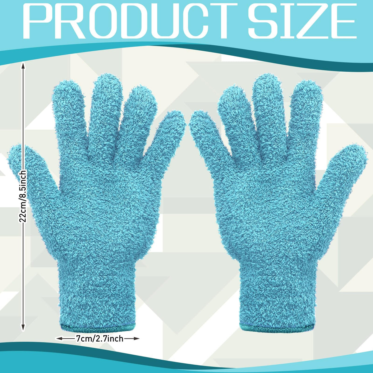 2 Pairs Microfiber Gloves for Plants (2 Count)