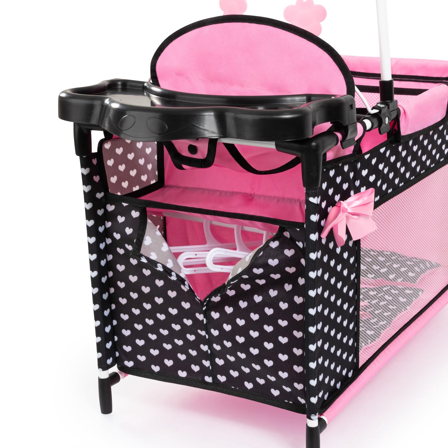 Bayer Baby Doll Furniture Set with Bed, Highchair & Storage for 18 in Dolls