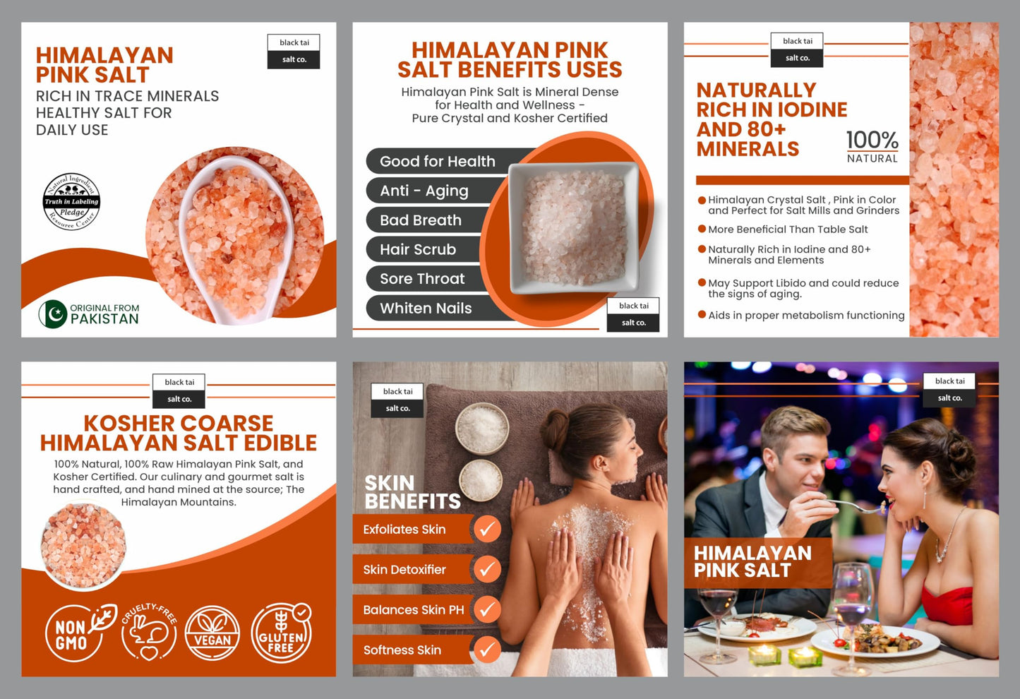 Himalayan Salt Massage Balls – 10 Pack | Natural Pink Salt Massage Spheres for Hot & Cold Therapy, Spa, Muscle Relaxation & Self-Care