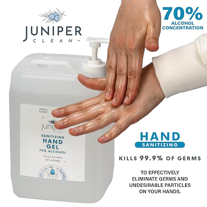 Hand Sanitizer Gel with 70% Alcohol 1.06 Gallon with Pump