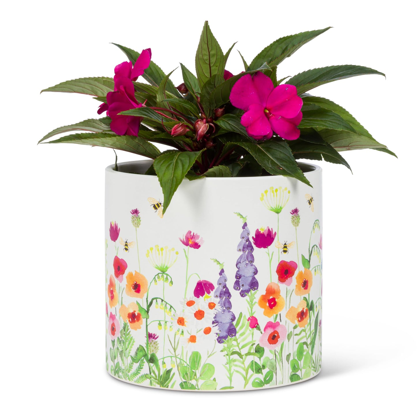 Abbott Collection Large Bee Garden Planter-6.5" D