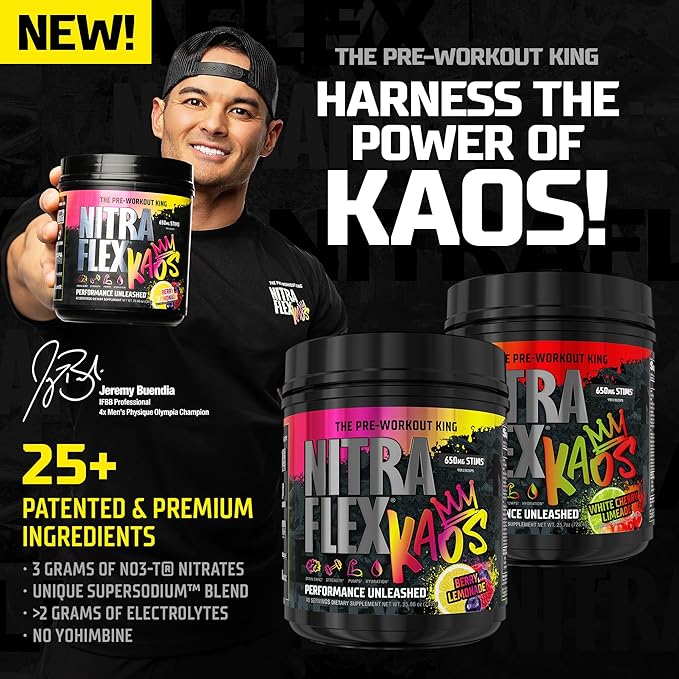 GAT SPORT Nitraflex KAOS White Cherry Lime