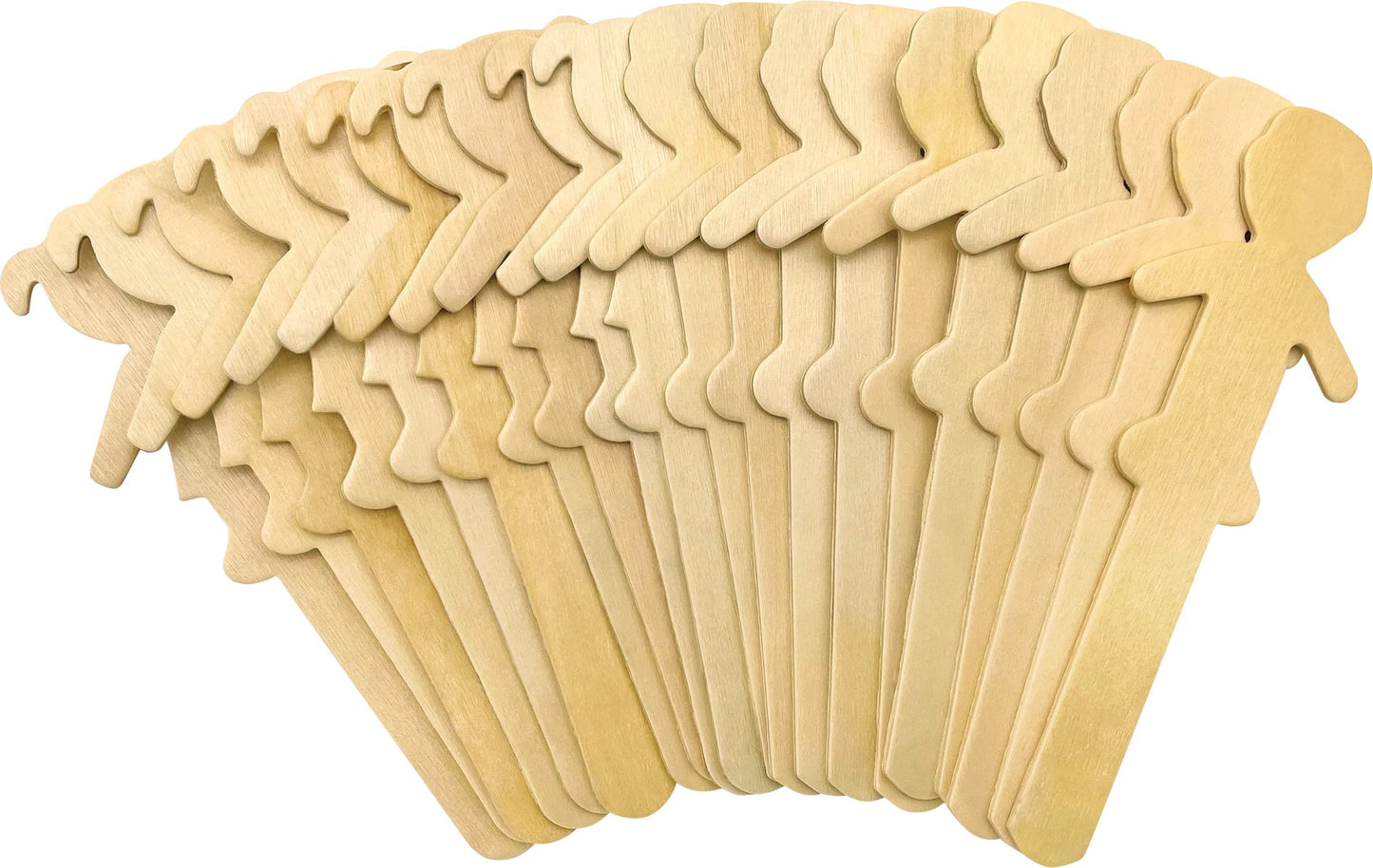 Teacher Created Resources STEM Basics: People-Shaped Craft Sticks - 50 Count