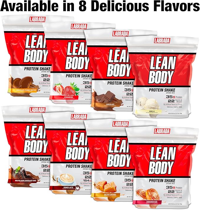 Labrada Nutrition - Lean Body 16 Serving MRP 2.47lb Bag, Salted Caramel (Salted Caramel) Packaging May Vary