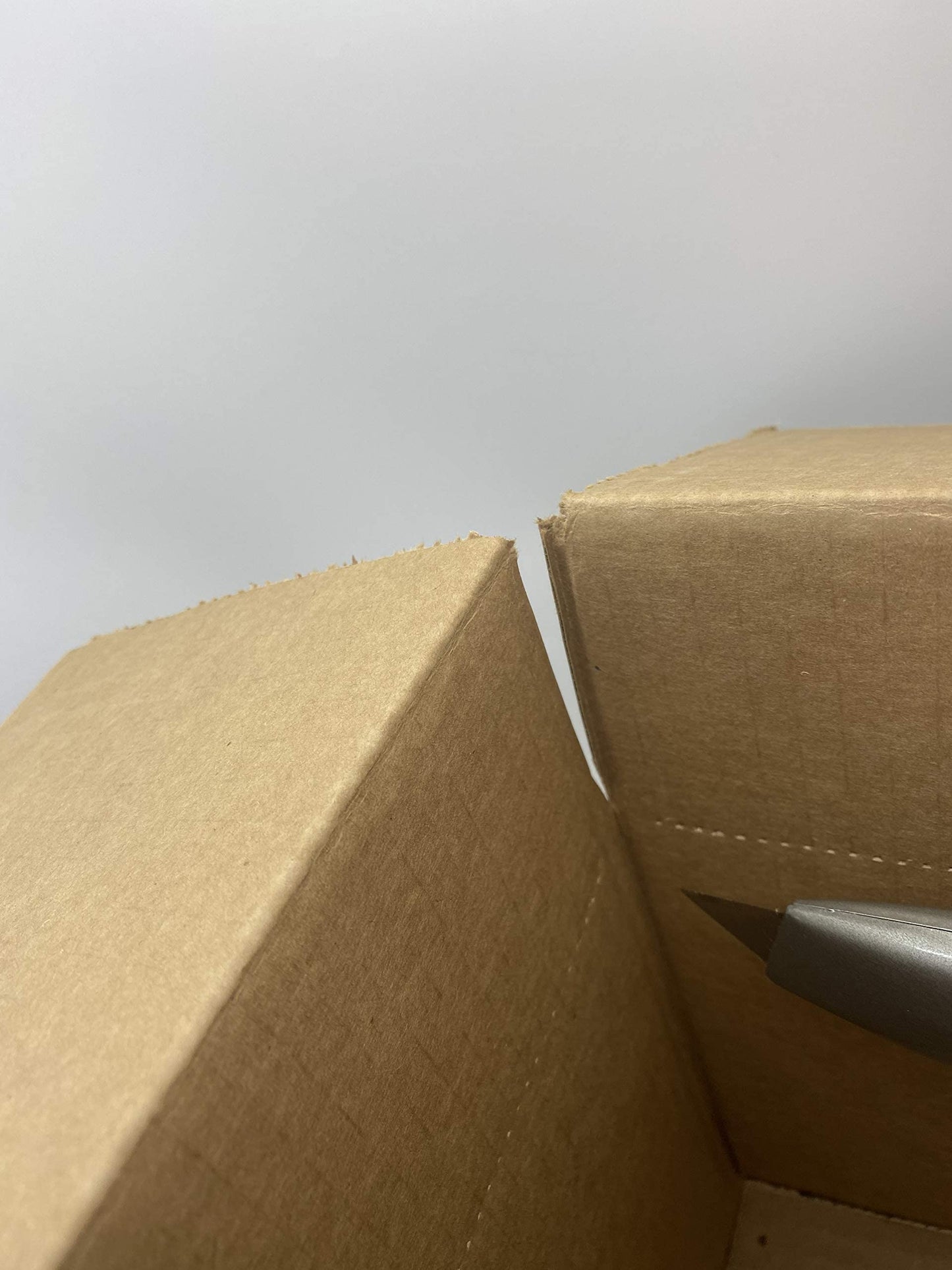 Box Resizer Tool - Handheld Box Cutter with Preforated Scoring Wheel to Reduce Cardboard Shipping Box Size - BUNDLE with Sticker Label Remover to Reuse Boxes