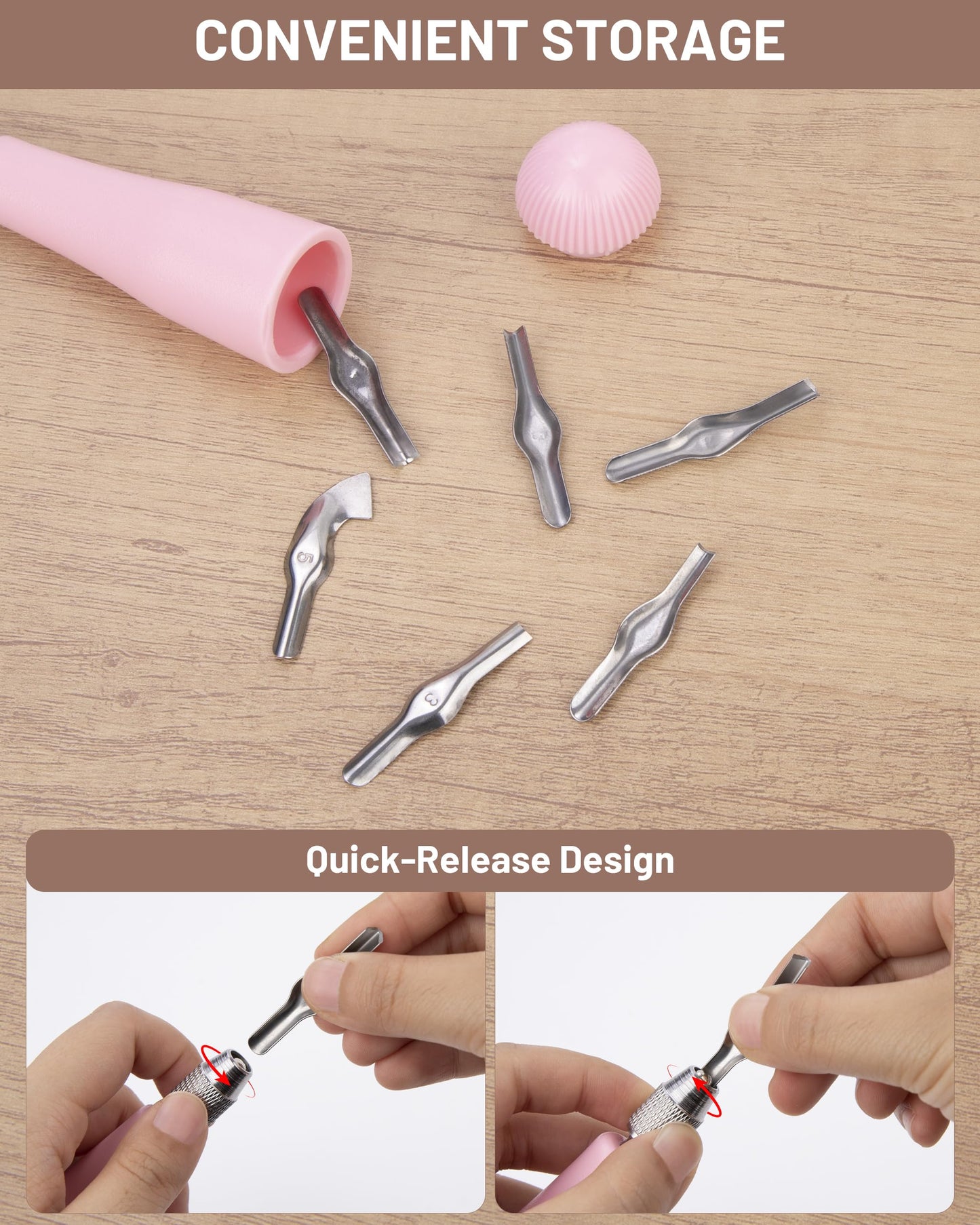 Linocut Tools Kit, Block Printing Kit, Stamp Carving Kit with 5 Soft Rubber Linoleum Blocks 4" x 6", Lino Cutting Tools, Brayer, 20 Transfer Papers, Carving Knife with 6 Blades