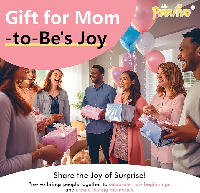 Previvo Gender Reveal Fire Extinguisher Set - 2 Pcs Pink Smoke Spary -100% Biodegradable Party Supplies- For Memorable Baby Gender Reveal Decorations &Ideas(Large Size)