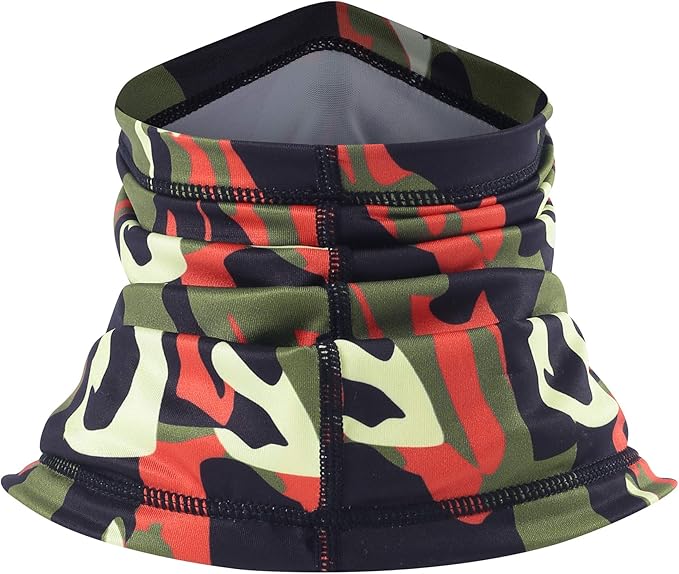UV Protection Cooling Neck Gaiter Face Mask Scarf for Men - Windproof Neck Cover Bandana Neck Warmer Mask