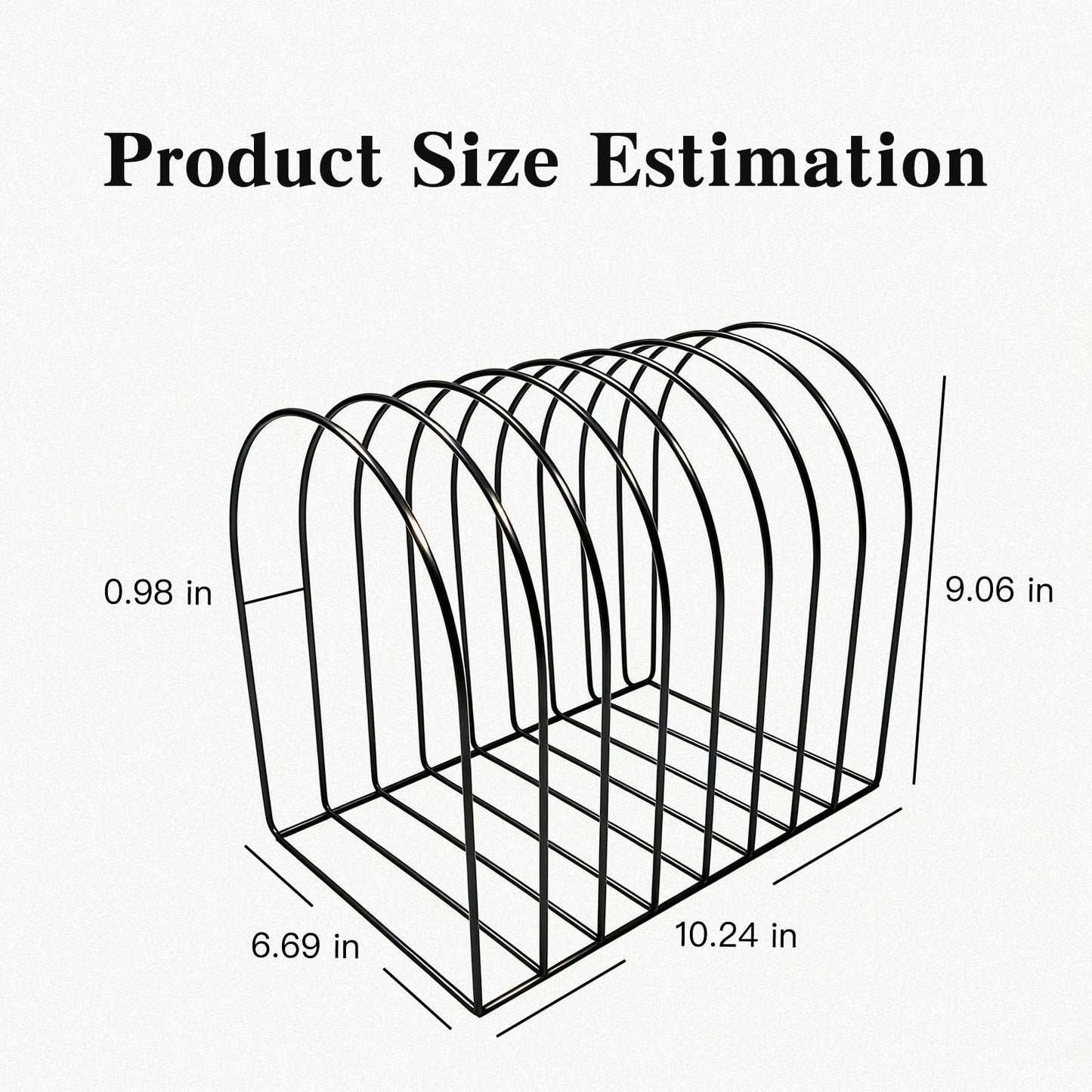 DHSUN 2 Pcs Beanie Organizer, 10-Cap Capacity Metal Beanie Holder, Hat Rack for Knit Hats, Space-Saving Storage for Bedroom, Entryway, Mudroom, Dorm, Apartment,Office
