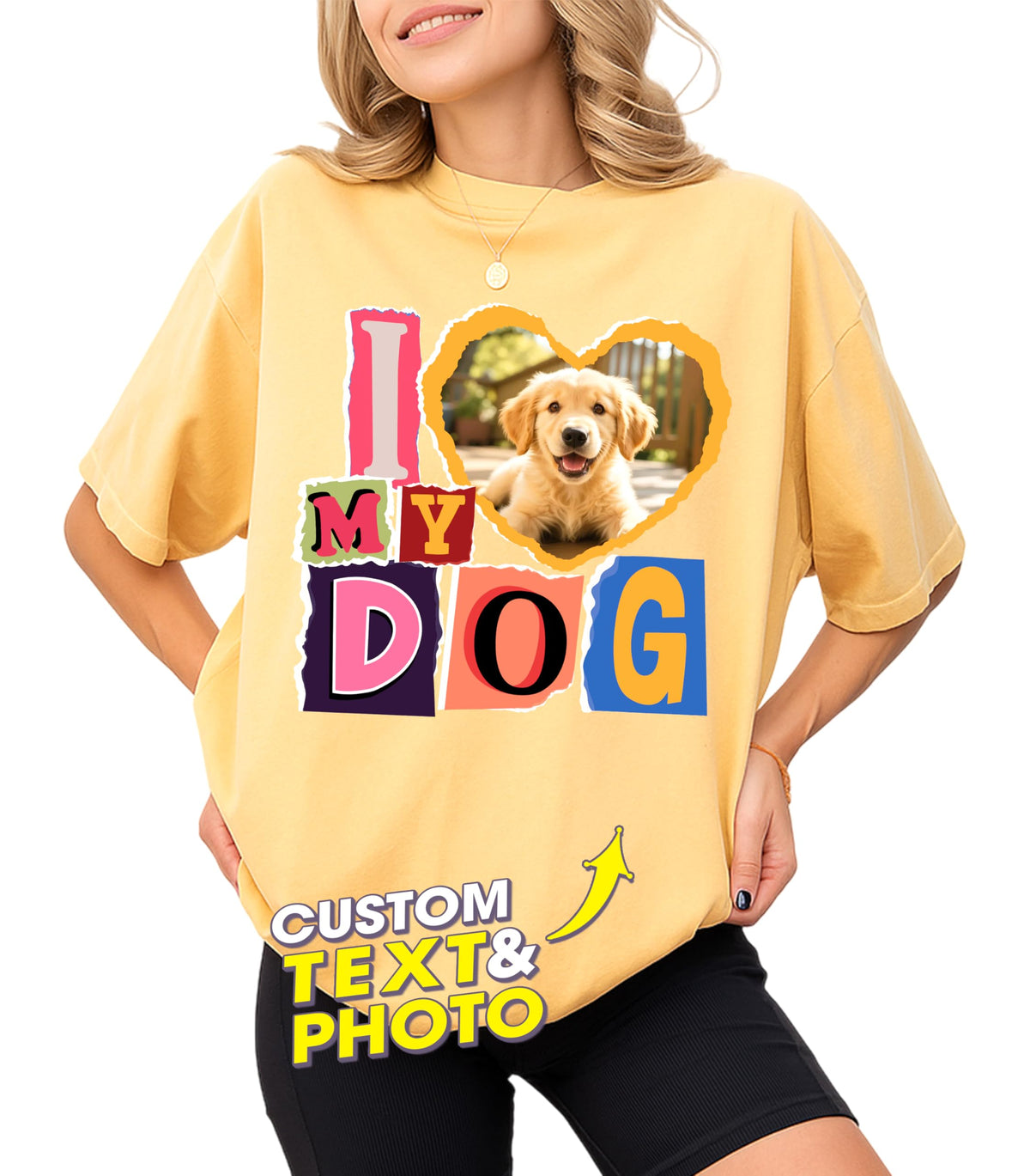 H-DEWALL Custom T Shirts Bootleg Rap Tee Shirts Custom Your Own Vintage Shirt Personalized Girlfriend Shirt Valentine Birthday Gift for Dog Cat Lovers