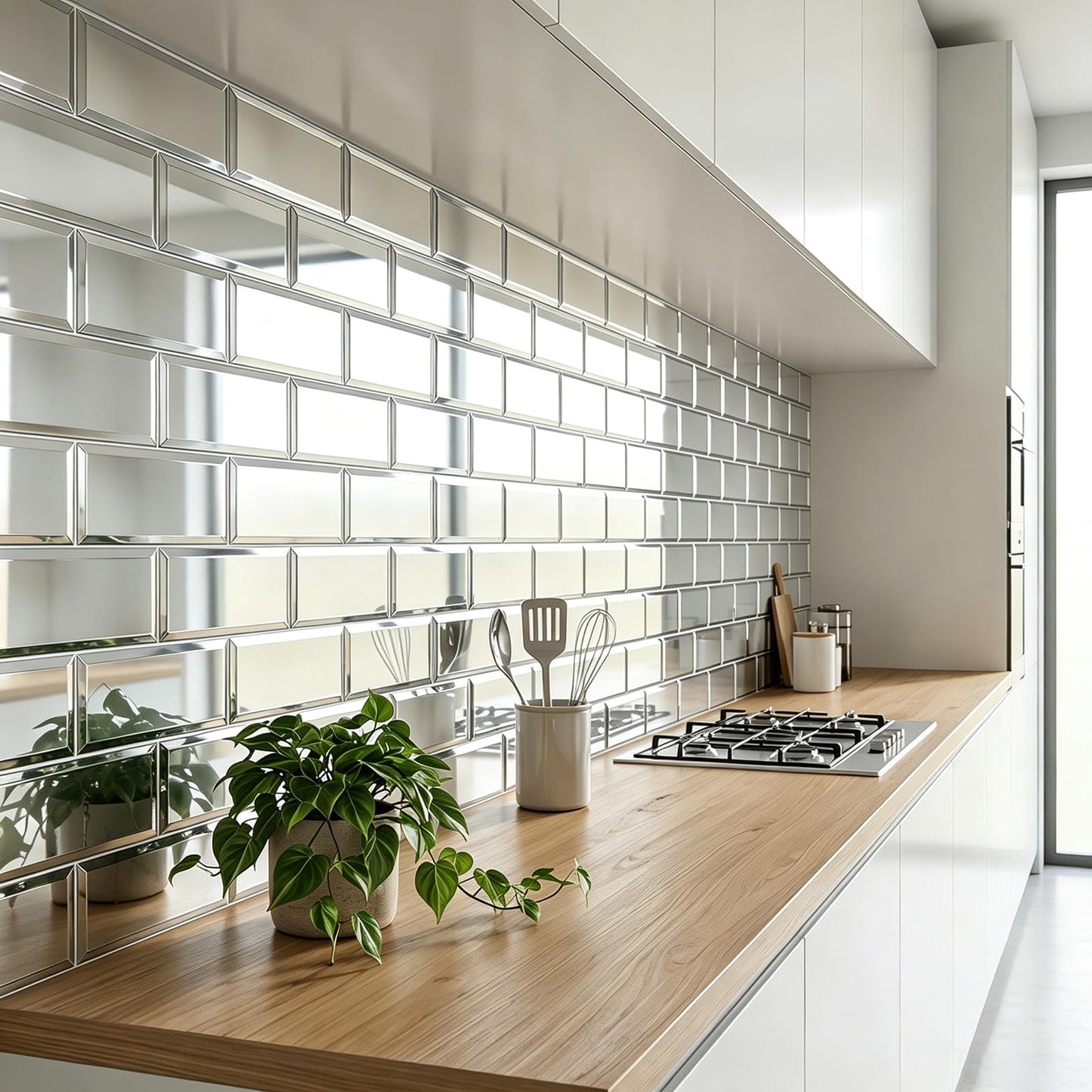 SODI MOSAIC Peel and Stick Mirror Tiles