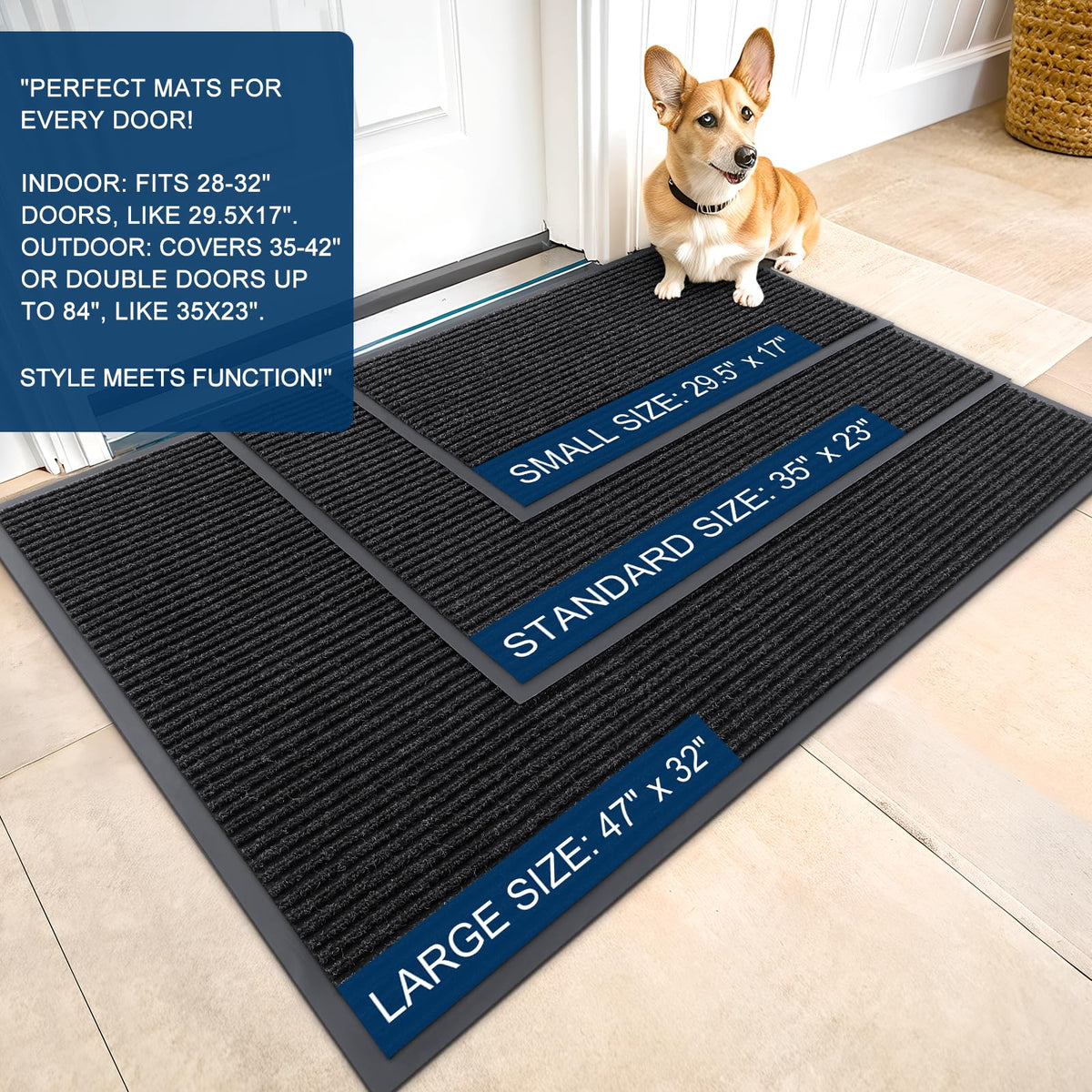 Front Door Mat 59x40 (20.67 Sq Ft)