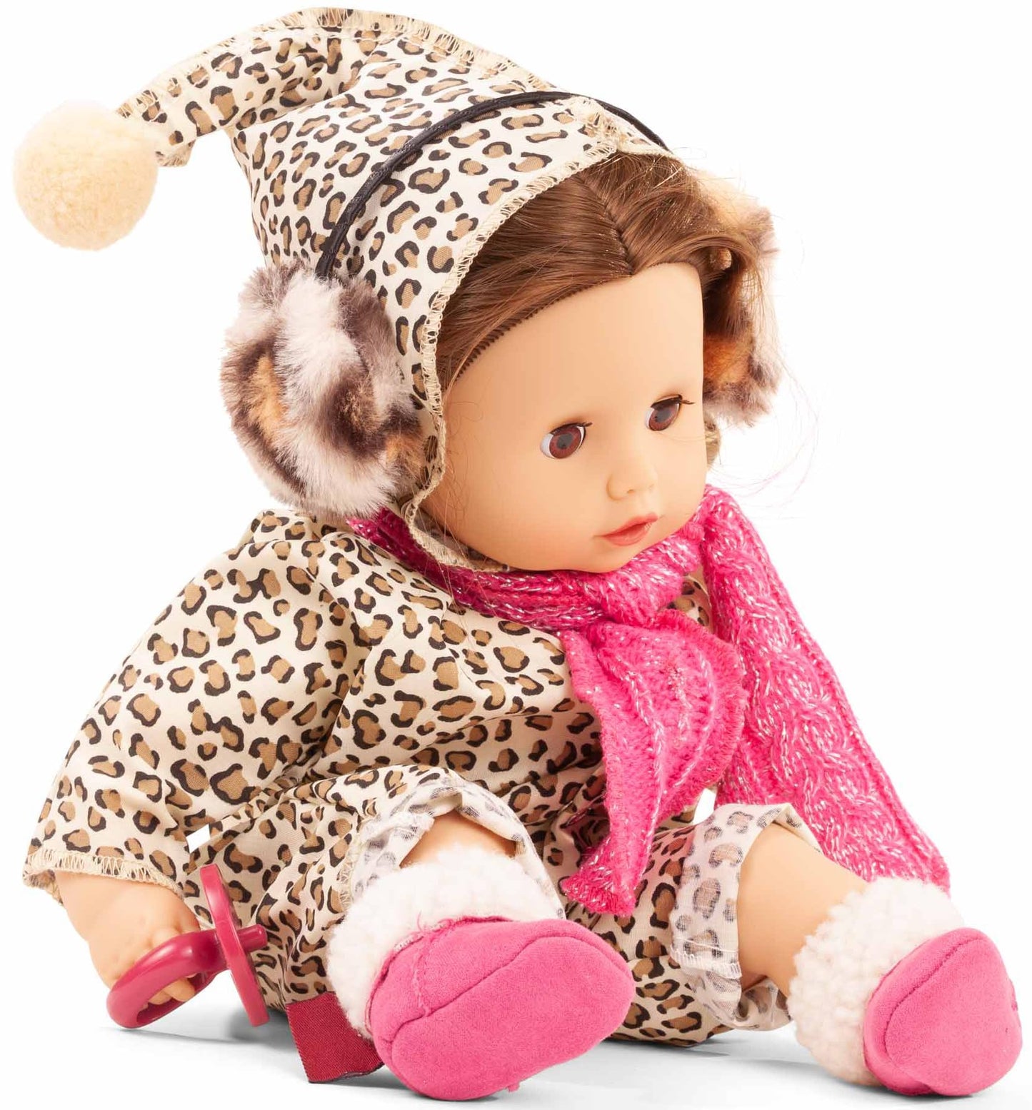 Gotz 2420960 Muffin Cats- 13" Tall Baby Doll with Brown Hair and Brown Sleeping Eyes
