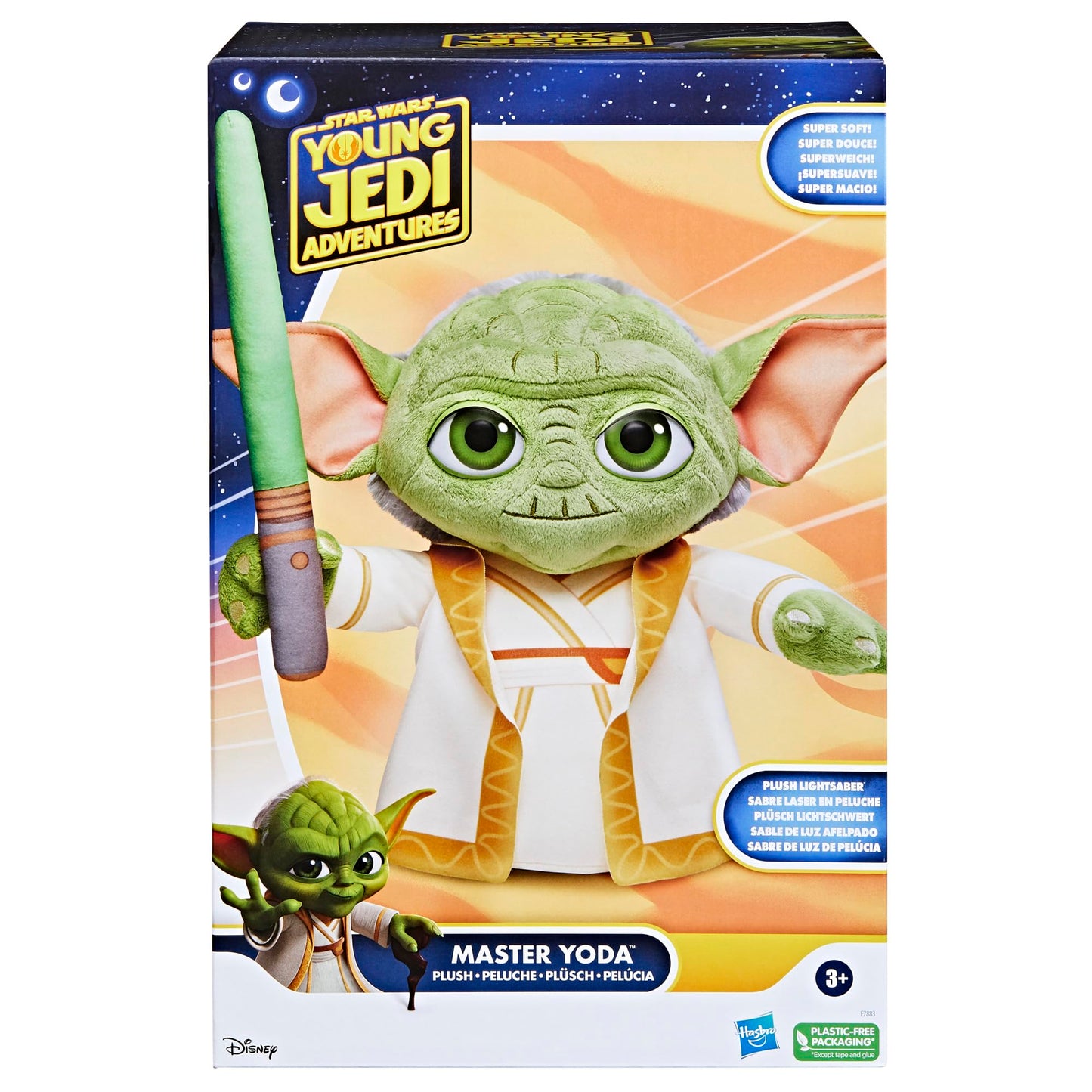 Star War Master Yoda Plush, Plush, Toys, Preschool Toys for 3 Year Old Boys & Girls